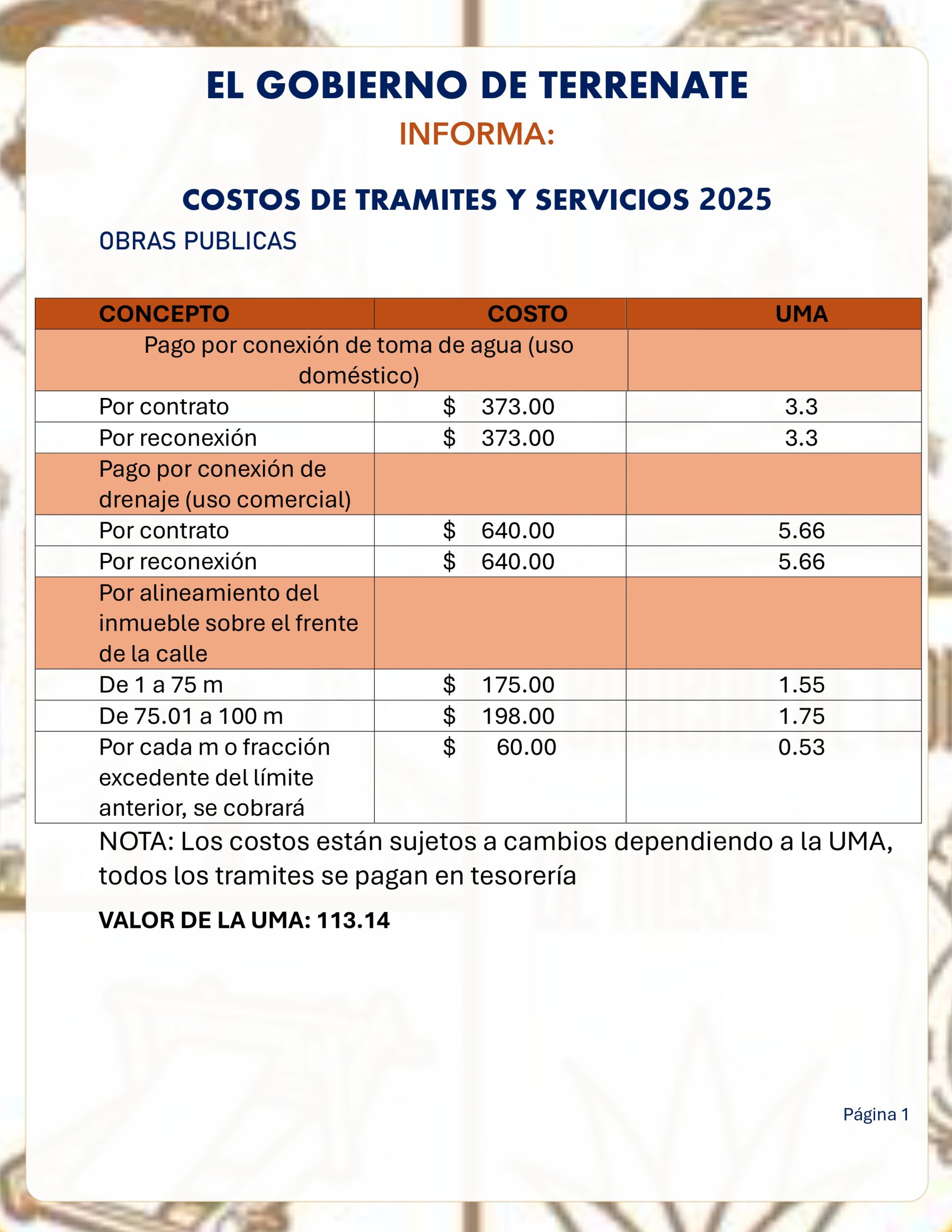 Obras Públicas página 1