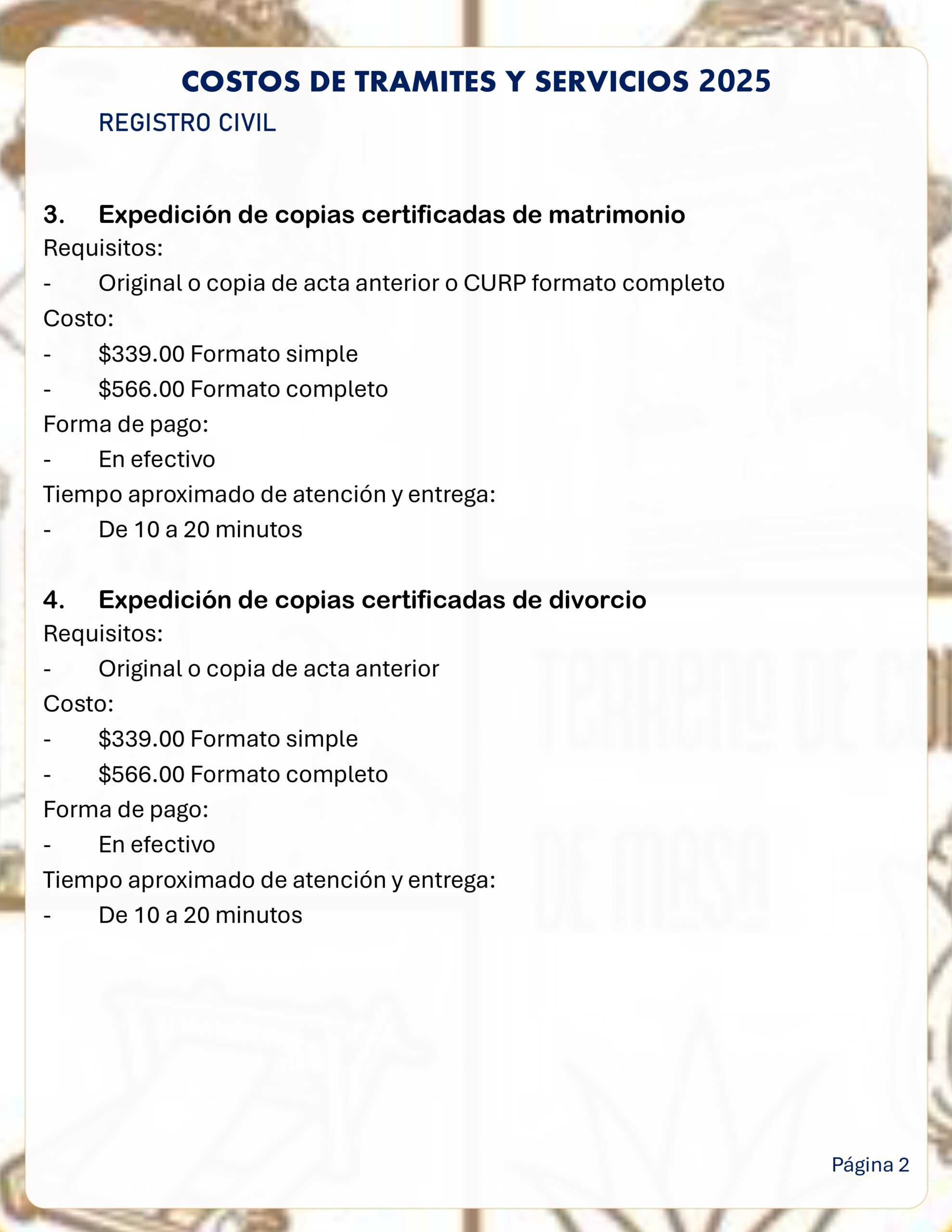 Registro Civil página 2
