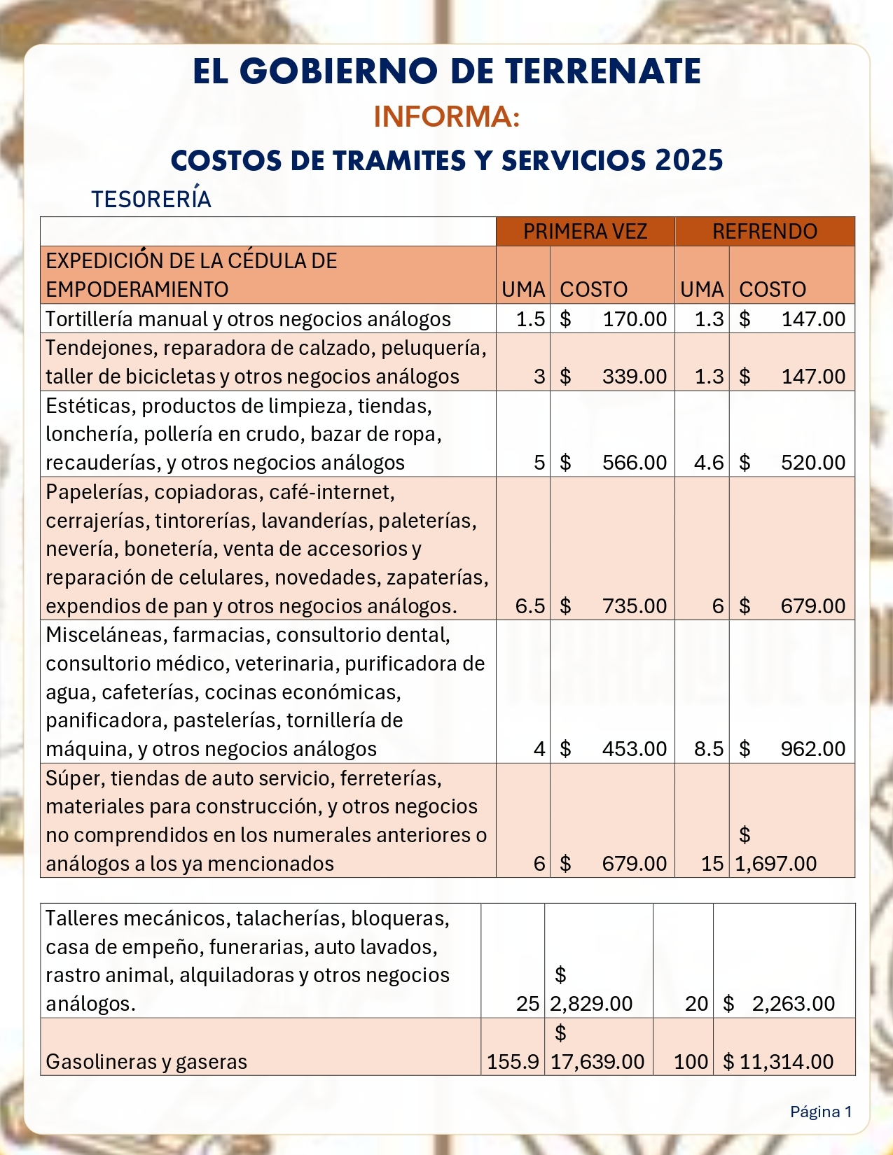 Tesorería página 1